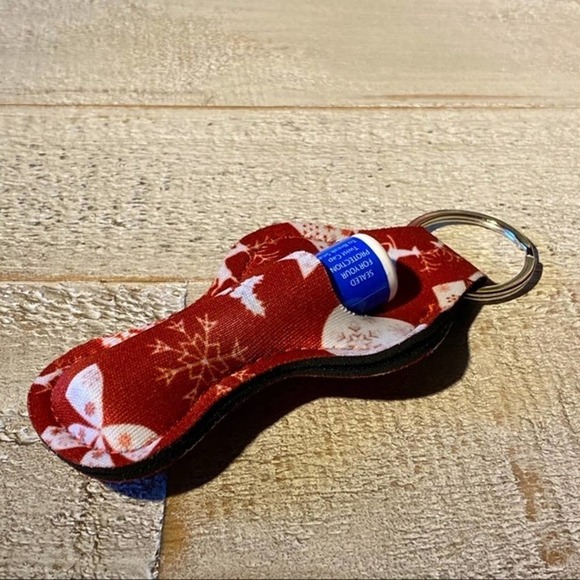 5 for $25 Stocking Stuffers Wrist Strap Lip Balm Holder Keychain Lipstick Holder - Picture 3 of 5
